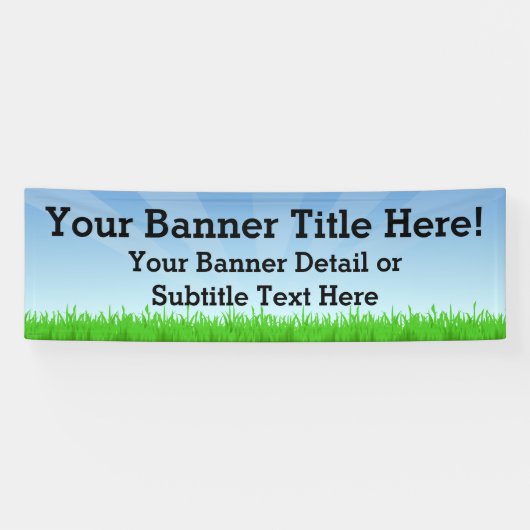 La coutume a personnalisé 8' au loin bannière de (Horizontal)