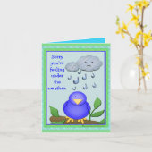 La coutume obtiennent bientôt la carte de voeux (Fleur jaune)