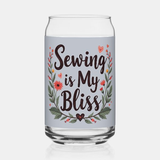 La Couture Est Ma Belle Typographie Florale (Recto)