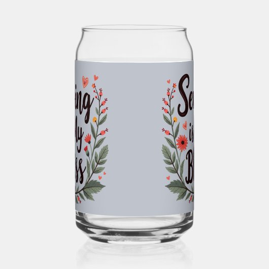 La Couture Est Ma Belle Typographie Florale (Droite)