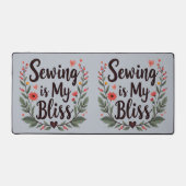 La Couture Est Ma Belle Typographie Florale (Recto)