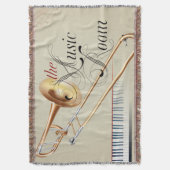 La couverture de jet de trombone (devant Vertical)