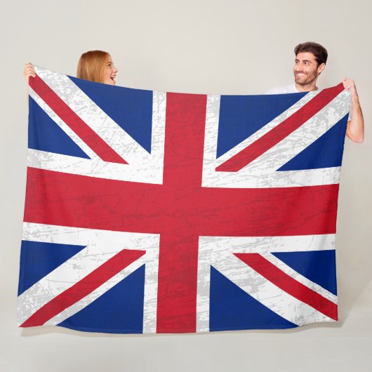 La couverture du drapeau britannique - Une tapisse (En situation)
