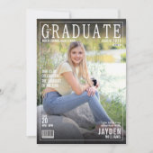 La couverture du magazine The Graduate Invitation (Devant)