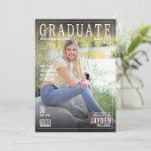 La couverture du magazine The Graduate Invitation (Debout devant)