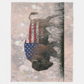 La couverture en toison de buffle sacré (Devant)