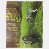 La couverture en toison de Catahoula et de porc sa (Devant)