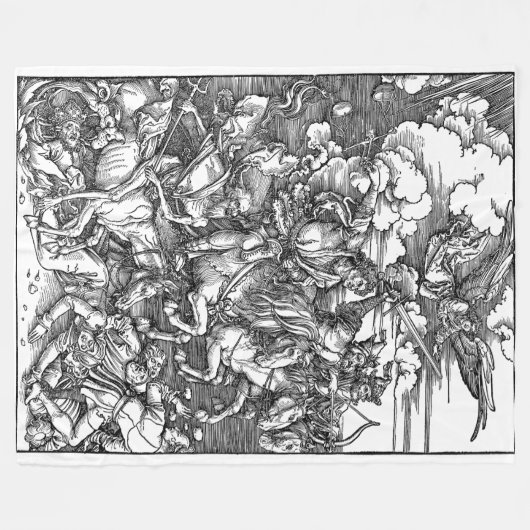 La couverture en toison des quatre cavaliers (Devant (Horizontal))