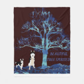 La couverture Huskies en noir et bleu. (Devant)