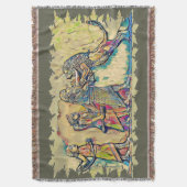 La couverture jetée des chasseurs de lions (devant Vertical)