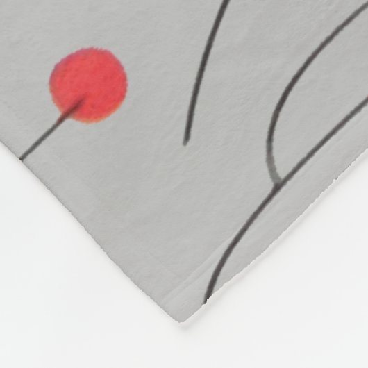 La couverture polaire DOTS rouge (Coin)