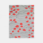 La couverture polaire DOTS rouge (Devant)