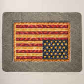 La couverture Sherpa Art American Pie (Devant (Horizontal))