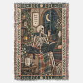 La couverture tissée carte de tarot The Reader (devant Vertical)