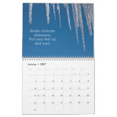 La couverture vide d'automne de calendrier de nid (Jan 2027)