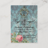 La cow-girl gitane conçoit le carte de visite fait (Dos)