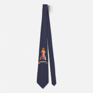 La Cravate bleue de Jésus divin