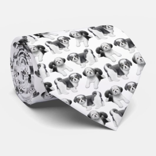 La cravate de chien de Shih Tzu (Roulé)