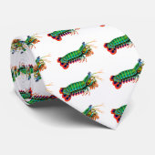 La cravate de crevette de mante de paon (Roulé)