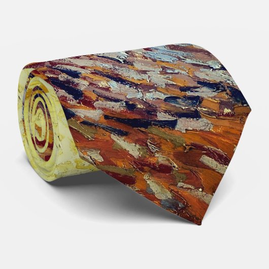 La Cravate de design "Olive Tree" de Van Gogh (Roulé)