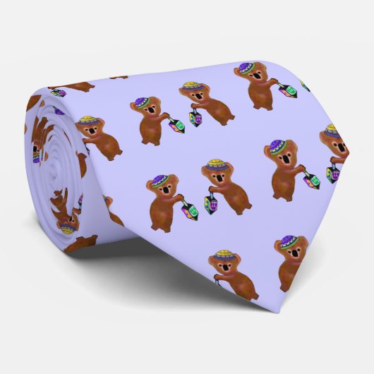 La cravate de Dreidel de koala (Roulé)