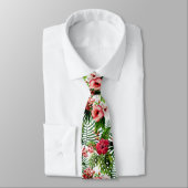 La cravate de l'homme tropical de conception (Attaché)
