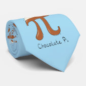 La cravate de maths du chocolat pi du professeur (Roulé)