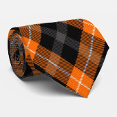 La cravate de plaid de citrouille (Roulé)