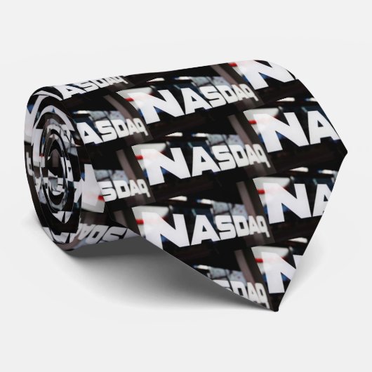 La cravate de puissance du marché de Nasdaq (Roulé)
