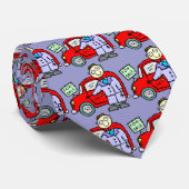 LA CRAVATE DE VENDEUR DE VOITURE (Roulé)