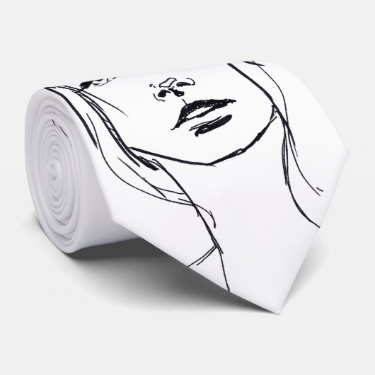 La cravate de visage de mode (Roulé)