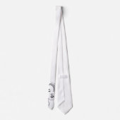 La cravate de visage de mode (Dos)