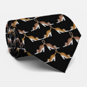 La cravate de yoga de chat (Roulé)