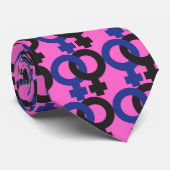 La cravate des dames - rose (Roulé)