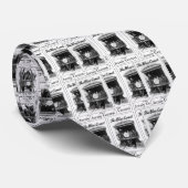 La cravate des hommes bleus de train de comète (Roulé)