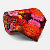 La Cravate des hommes brille Zinnias (Roulé)