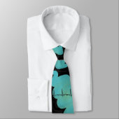 La cravate des hommes de cardiologue, conception (Attaché)