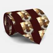 La cravate des hommes de chevalier d'échecs (Roulé)