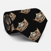 La cravate des hommes de couronne d'or de Mlle (Roulé)