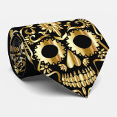 La cravate des hommes de crâne de sucre (Roulé)