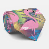 La cravate des hommes de Flamant rose, artiste (Roulé)