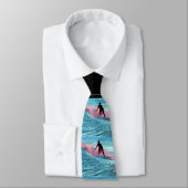 La cravate des hommes "de précipitation de coucher (Attaché)