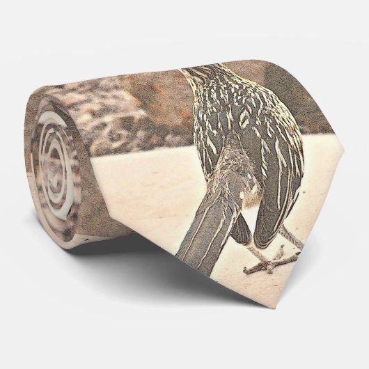 La cravate des hommes "de Roadrunner de Roady" (Roulé)