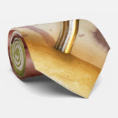 La cravate des hommes de verre à bouteilles de vis (Roulé)