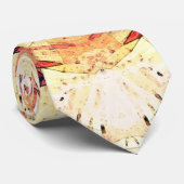 La cravate des petits de renards orange hommes (Roulé)