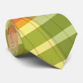 la cravate d'hommes de couleurs de plaid de chute (Roulé)