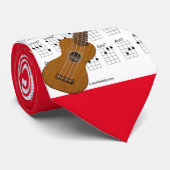 La cravate du joueur d'ukulélé (Roulé)