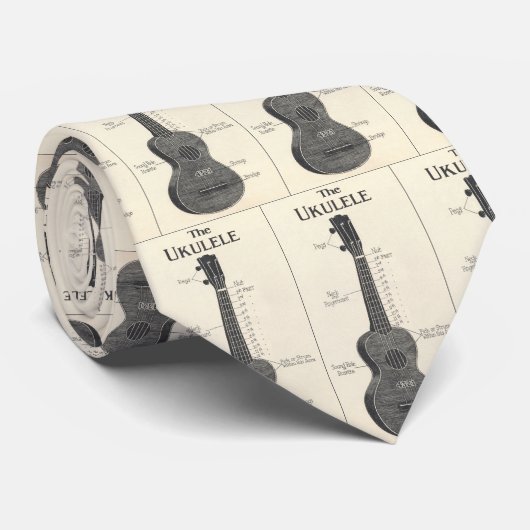 La cravate d'ukulélé (Roulé)