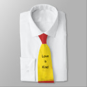 La Cravate Homme avec le design d'amour du texte. (Attaché)