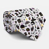 La Cravate Motif des outils magiques de la sorcièr (Roulé)